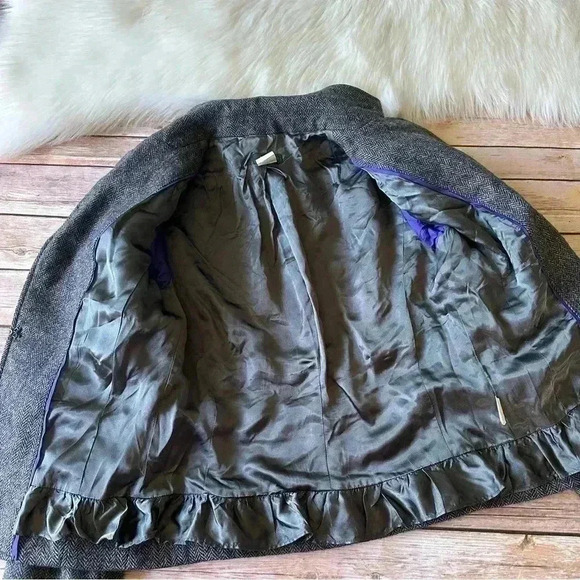 J. Crew Wool Blazer Jacket Sz 4 - Picture 7 of 8